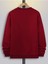 Kırmızı Paris Baskılı Oversize Bisiklet Yaka Erkek Sweatshirt 4
