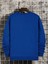 Mavi Ayıcık Baskılı Oversize Bisiklet Yaka Erkek Sweatshirt 2