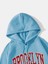 Bebe Mavi Brooklyn New York Baskılı Oversize Erkek Sweatshirt 2