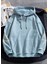 Bebe Mavi Kol Baskılı Oversize Erkek Sweatshirt 1