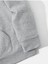 Açık Gri Brooklyn Oval Yazı Baskılı Oversize Kapüşonlu Erkek Sweatshirt 4