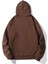 Kahverengi The Hapiest Baskılı Oversize Kapüşonlu Erkek Sweatshirt 2