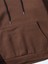 Kahverengi World Legend Baskılı Oversize Kapüşonlu Erkek Sweatshirt 3