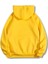 Sarı Amsterdam Baskılı Oversize Kapuşonlu Erkek Sweatshirt 2