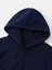 Lacivert Don't Trip Over Baskılı Oversize Kapüşonlu Erkek Sweatshirt 4