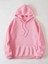 Pembe Üzgün Ayı Baskılı Oversize Kapüşonlu Unisex Sweatshirt 2