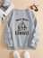 Unisex Gri Wild West Covboys Baskılı Bisiklet Yaka Sweatshirt 1