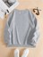 Unisex Gri Wild West Covboys Baskılı Bisiklet Yaka Sweatshirt 2