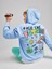 Bebe Mavi Face Future Baskılı Oversize Erkek Sweatshirt 2