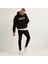 Erkek Siyah Hera Baskılı 3 Ip Oversize Sweatshirt 2