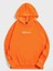 Turuncu Challenge Baskılı Oversize Kapüşonlu Erkek Sweatshirt 2