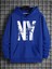 Sax Mavi New York Baskılı Oversize Erkek Sweatshirt 1