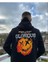 Erkek Siyah Glorıous Baskılı Oversize Kapüşonlu Sweatshirt 1