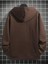 Kahverengi Geyik Baskılı Oversize Kapüşonlu Erkek Sweatshirt 3