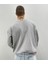 Erkek Gri Yosemıte Baskılı Oversize Bisiklet Yaka Sweatshirt 3