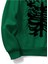 Yeşil Telepathy Baskılı Oversize Kapüşonlu Erkek Sweatshirt 4