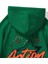 Yeşil Action Baskılı Oversize Kapüşonlu Erkek Sweatshirt 4