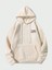 Bej World Legend Baskılı Oversize Kapüşonlu Erkek Sweatshirt 2