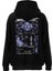 Siyah Shout Baskılı Oversize Erkek Bisiklet Yaka Sweatshirt 1