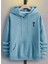 Bebe Mavi Maça Papaz Baskılı Oversize Erkek Sweatshirt 2