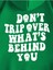 Yeşil Don't Trip Over Baskılı Oversize Kapüşonlu Erkek Sweatshirt 3