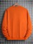 Turuncu Gül Baskılı Oversize Bisiklet Yaka Erkek Sweatshirt 5