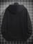 Siyah Özgürlük Heykeli Baskılı Oversize Kapuşonlu Erkek Sweatshirt 2