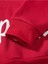 Kırmızı Power Baskılı Oversize Kapüşonlu Erkek Sweatshirt 5