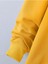 Sarı Patience Baskılı Oversize Bisiklet Yaka Erkek Sweatshirt 4