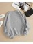 Gri Dreamer Baskılı Oversize Bisiklet Yaka Unisex Sweat. 2
