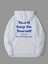 Beyaz Take It Baskılı Oversize Kapüşonlu Erkek Sweatshirt 1