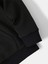 Siyah Brooklyn Oval Yazı Baskılı Oversize Kapüşonlu Erkek Sweatshirt 3