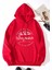 Kırmızı Waymaker Baskılı Oversize Kapüşonlu Erkek Sweatshirt 4
