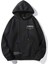 Siyah The Hapiest Baskılı Oversize Kapüşonlu Erkek Sweatshirt 1
