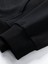 Siyah Kol Baskılı Oversize Kapüşonlu Erkek Sweatshirt 4