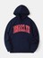 Lavivert Brooklyn Oval Yazı Baskılı Oversize Kapüşonlu Erkek Sweatshirt 1