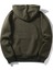 Yeşil Imzalı Brooklyn Baskılı Oversize Kapüşonlu Erkek Sweatshirt 2