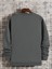 Unisex Antrasit Nasa Baskılı Bisiklet Yaka Sweatshirt 2