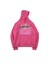 Unısex Pembe Spıder Pink World Wild Baskılı Oversize Kapüşonlu Sweatshirt 1