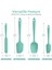 600 Derece Fahrenheit Isıya Dayanıklı Silikon Spatula Seti (Teal/aqua Sky) (Yurt Dışından) 2