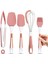 Silikon Mutfak Pişirme Gereçleri Seti Isıya Dayanıklı, Pişirme Pişirme Karıştırma Için 5 Adet Silikon Spatula Seti, Yapışmaz Tencere Için Silikon Pişirme Gereçleri Seti, Bulaşık Ma (Yurt Dışından) 1