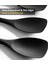 Silikon Spatula Kaşık Seti, Isıya Dayanıklı Kauçuk Kaşık, Pişirme Karıştırma Aracı Için Dikişsiz Yapışmaz Esnek Kazıyıcılar, 3'lü Paket, Siyah (Yurt Dışından) 3