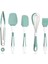 Silikon Mutfak Pişirme Gereçleri Seti Isıya Dayanıklı, Pişirme Pişirme Karıştırma Için 5 Parça Silikon Spatula Seti, Yapışmaz Tencere Için Silikon Pişirme Gereçleri Seti, Bulaşık M (Yurt Dışından) 1