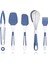 Silikon Mutfak Pişirme Gereçleri Seti Isıya Dayanıklı, Pişirme Pişirme Karıştırma Için 5 Adet Silikon Spatula Seti, Yapışmaz Tencere Için Silikon Pişirme Gereçleri Seti, Bulaşık Ma (Yurt Dışından) 1
