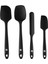Silikon Spatula Seti 4 Parça 600°F+ Isıya Dayanıklı Mutfak Eşyaları Seti Pişirme Gereçleri Seti Yapışmaz Tencere Için Plastik Kauçuk Spatulalar Pişirme Kaşık Setleri Mutfak Için Si (Yurt Dışından) 1