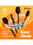 Silikon Spatula Seti 4 Parça 600°F+ Isıya Dayanıklı Mutfak Eşyaları Seti Pişirme Gereçleri Seti Yapışmaz Tencere Için Plastik Kauçuk Spatulalar Pişirme Kaşık Setleri Mutfak Için Si (Yurt Dışından) 3