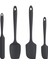 600 Derece Fahrenheit Isıya Dayanıklı Silikon Spatula Seti (Siyah) (Yurt Dışından) 1