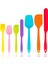 7'li Silikon Spatula Seti, Isıya Dayanıklı Kauçuk Spatula Mutfak Gereçleri Yapışmaz Pişirme Pişirme Dekorasyon Karıştırma, Dikişsiz ve Esnek Tasarım, Toksik Olmayan ve Bulaşık Maki (Yurt Dışından) 1