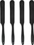 Silikon Spatula Seti, 4 Adet Isıya Dayanıklı Premium Silikon Spatula, Güçlendirilmiş Paslanmaz Çelik Çekirdekli Yapışmaz Kauçuk Spatula, Pasta Butte Için Kek Kazıyıcı Kesici Pişirm (Yurt Dışından) 1