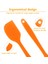 Silikon Spatula, Bpa Içermez ve 480°F Isıya Dayanıklı, Pişirme, Fırınlama ve Karıştırma Için Yapışmaz Kauçuk Mutfak Spatulaları (L, Turuncu) (Yurt Dışından) 3